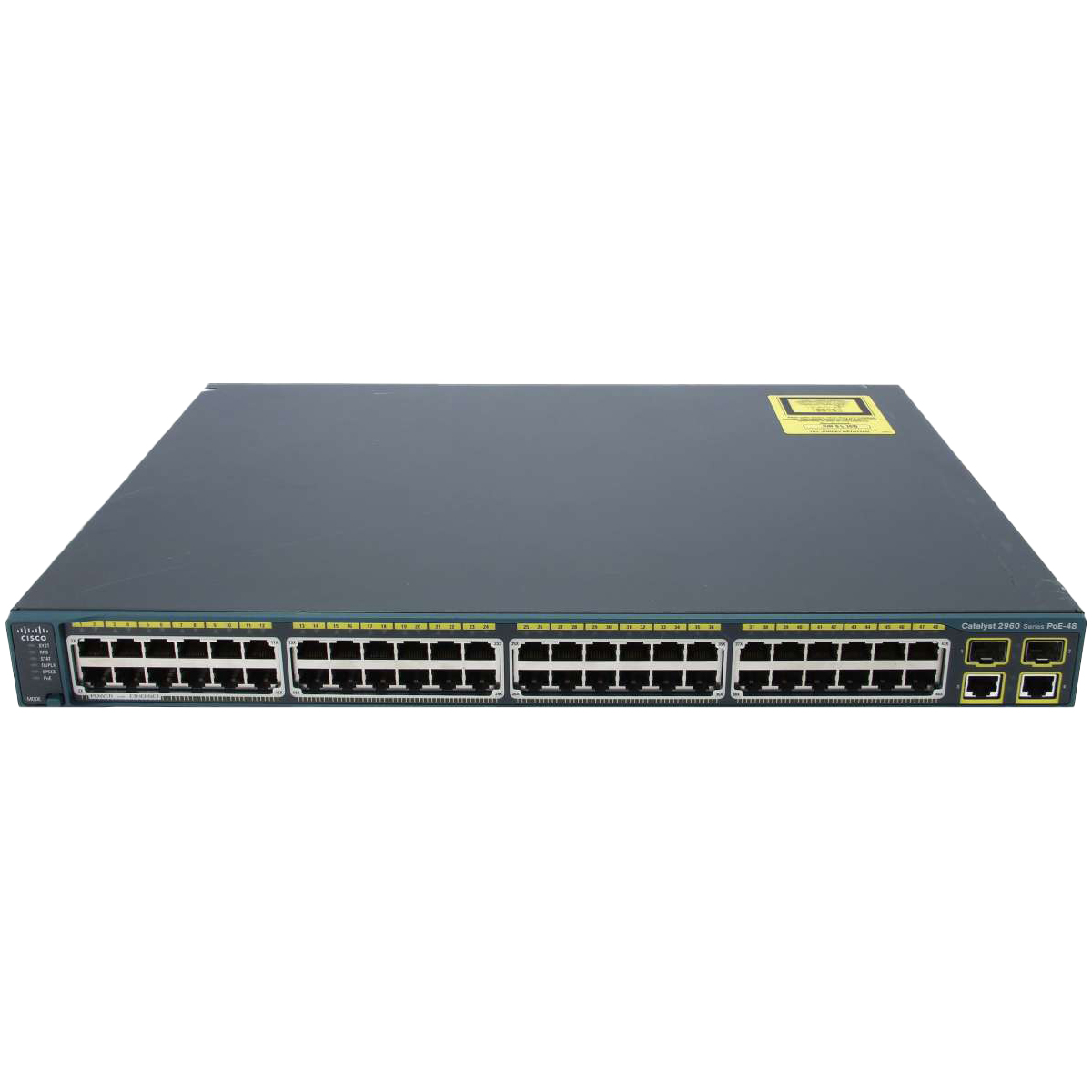 قیمت و خرید سوییچ شبکه 50 پورت + 2 پورت SFP با 24 پورت PoE سیسکو مدل WS-C2960+48PST-L | نت ران